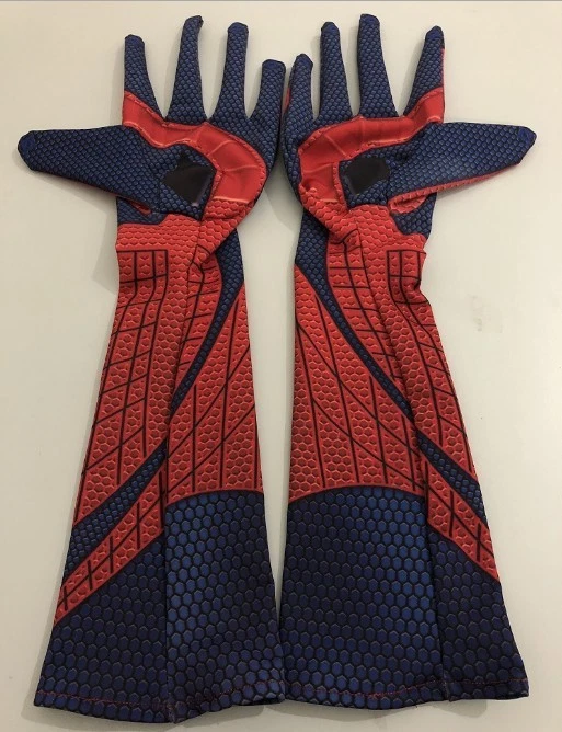 Stunning Amazing Spider-Man Elbow-length Gloves Cosplay Costume Halloween Props - Image 4 of 4