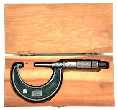 Lufkin No. 1942 Outside Micrometer, Inch, Friction Thimble, 1-2  Range