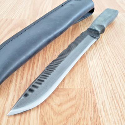 Anza Dune Slayer Fixed Knife 5.75'' Carbon Steel Full Tang Blade Micarta Handle