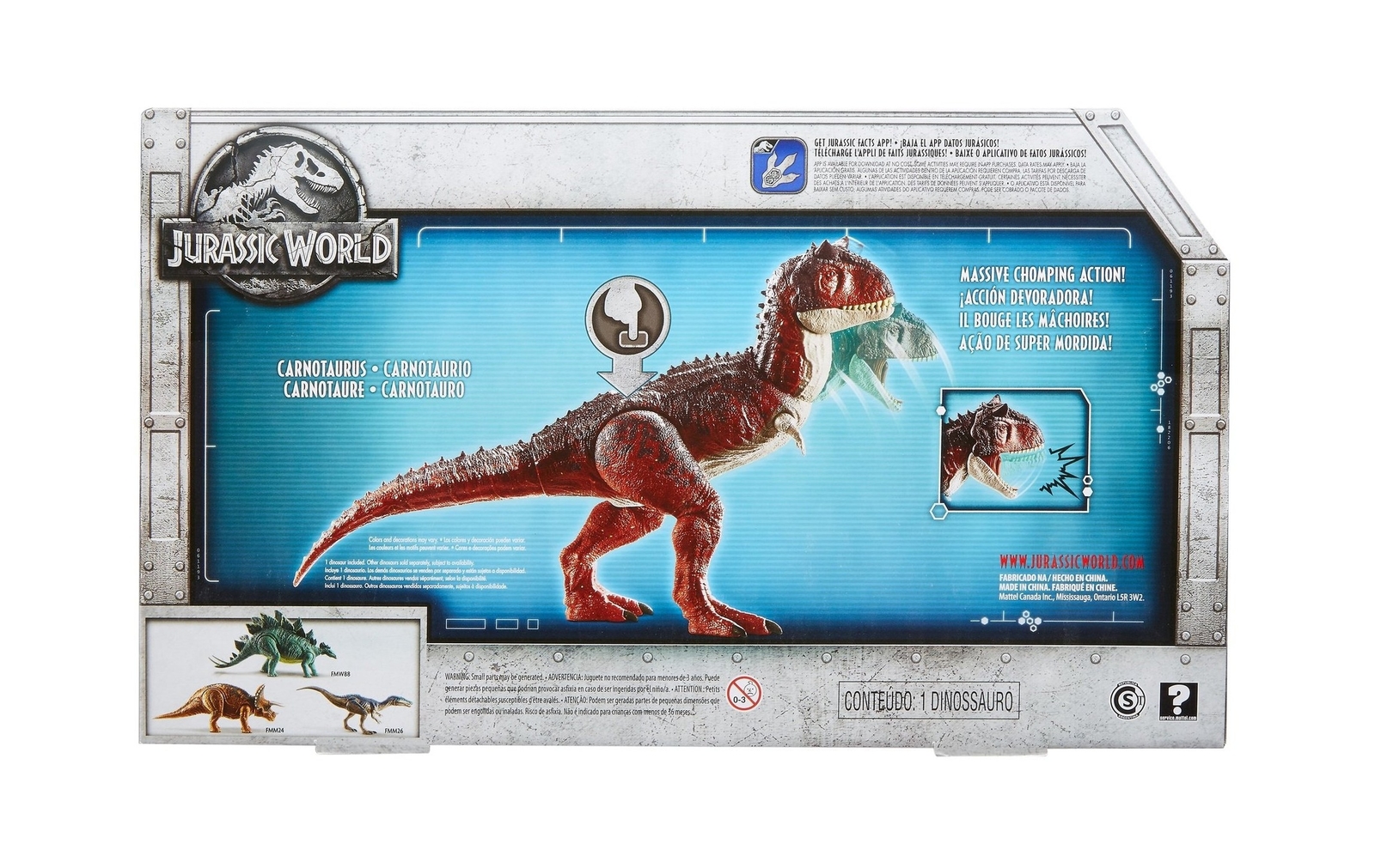 carnotaurus jurassic world amazon