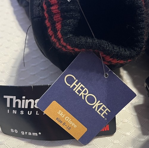 NWT Cherokee Ski Gloves Thinsulate 80 gram Size 8-16 - Picture 4 of 4