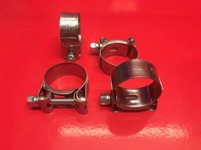 Mikalor 1-1/2" T-Bolt Hose Clamp Stainless Steel Band, Housing & Zinc Plated Scr