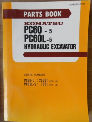 Komatsu Hydraulikbagger PC 60 - 5 , PC 60 L - 5  Ersatzteilkatalog