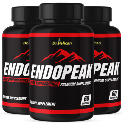 Endopeak- Bodybuilding & Weight Support- 3 Bottles- 180 Capsules