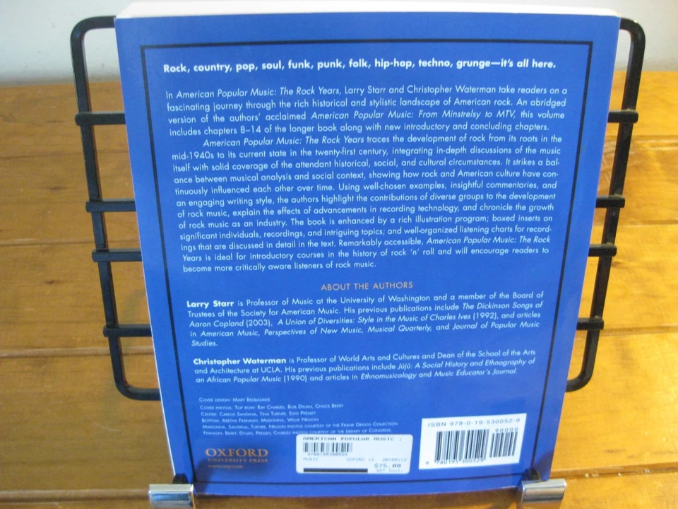 American Popular Music: The Rock Years by Christopher Waterman, Larry Starr  - Image 2 of 2