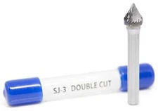 SJ-3 60° Countersink - Premium Double Cut Tungsten Carbide Burr