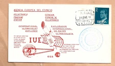 ESA IUE LAUNCH 1978 MADRID TRACKING STA   SPACE COVER