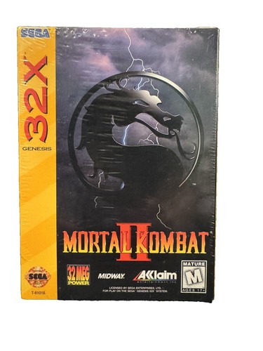 Mortal Kombat II (Sega Genesis 32X) NEW FACTORY SEALED W/BONUS