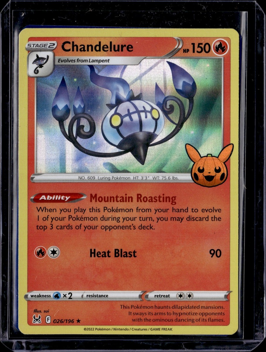 Pokemon - Chandelure - 026/196 - Trick Or Trade - NM/M Holo | eBay