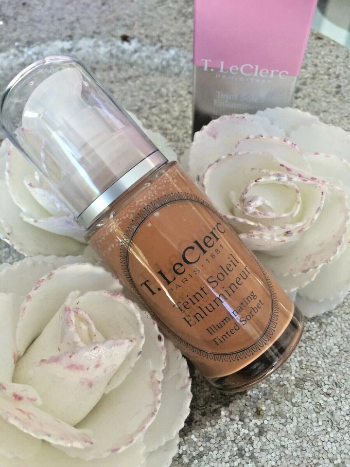 T LECLERC Grundierung Teint Soleil Strahler Tritt Glanz 02 Kupfer Für Haut Matt - Bild 2 von 2