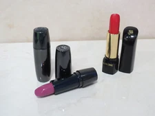LANCOME (2) COLOR DESIGN LIP COLOR 354 HELLO HAPPINESS & (1) L'ABSOLU ROUGE 349