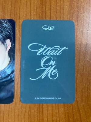 EXO カイ KAI Wait On Me applemusic 2枚セット KAI EXO Official POB APPLEMUSIC Photocard 'Wait On Me'_Kpop