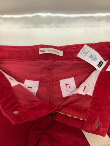 Levi's Girls' 710 Super Skinny Fit Soft Brushed Jeans, RED 16 reg. - Picture 10 of 14