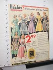 newspaper ad Nysn 1950 Hechts women's clothing cotton dress frock Nyc 50 years