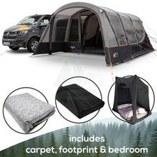 VANGO GALLI CC II AIR LOW AWNING BUNDLE INFLATABLE DRIVEAWAY VW CARPET BEDROOM