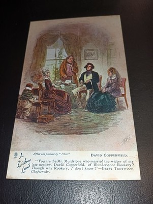 Künstler gezeichnet, Dickens Land, Mr Murdstone, DAVID COPPERFIELD - Tuck Oilette