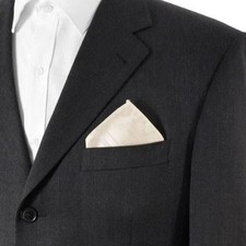 Men's Satin Silk Pocket Square Hankie Hankerchief Wedding Party Formal Suit
