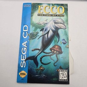 Ecco The Dolphin Tides of Time SEGA CD COMPLETE