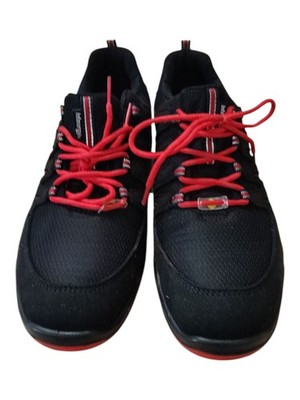 ELTEN Maddox Low ESD S3 Sicherheitsschuhe Schwarz Rot 45 EU