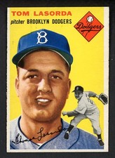 1954 TOPPS #132 TOM LASORDA DODGERS NICE 538559 (KYCARDS)
