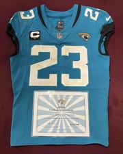 Foye Oluokun Jacksonville Jaguars NFL Game Used Jersey 9/11/22 Vs Commanders