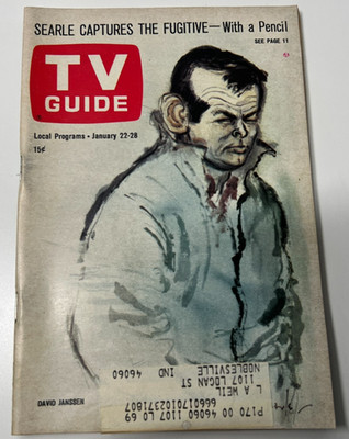 TV Guide Magazine January 22 1966  David Janssen Feature