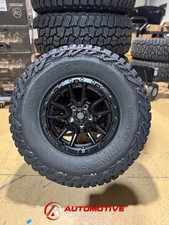 17x9 Fuel D679 Rebel Black Wheels 35 Baja At Tires 6x5.5 Toyota Tundra Sequoia