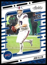 Josh Allen 2024 Panini Absolute #11 Bills NFL READ FREE SHIPPING AutographDen