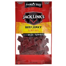 Jack Link s Beef Jerky Teriyaki 100 Beef 11g of Protein per Serving 10 Ounce