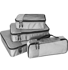 WTREE 4-Piece Packing Cubes Travel Accessories Set for Suitcases - Luggage Organ