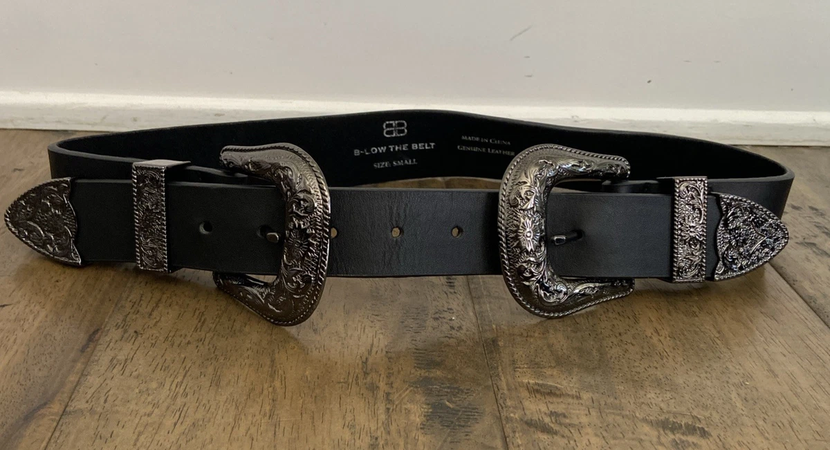COPY - B-Low the Belt, Black Leather Belt w/silver buckle B-Low The Belt Belts for Women for sale - eBay main image 4