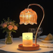 Candle Warmer Lamp with Timer Dimmable GU10 Halogen Flameless Wax Heater US