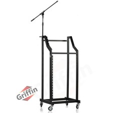 Rack Mount Cart Stand Rolling Studio Mixer Ge...
