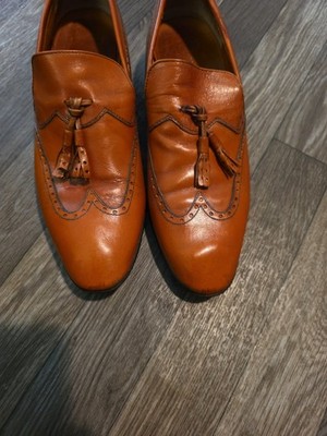 Pierre Cardin Size 8  Men shoes Tan /Cognac Color  No Box