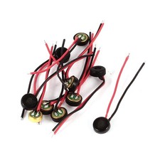 10Pcs Double Wire Leads Condenser Microphone Pick-up 4mm x 2mm
