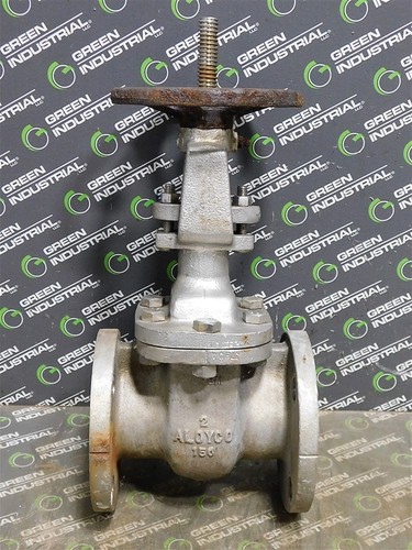 USED 2" Aloyco 15317/15318 Stainless Steel Gate Valve Class 150 CF8M