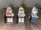 LEGO Star Wars - OG Clone Commander, Shock Trooper and V-Wing Pilot Figures