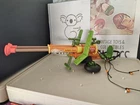 Vintage TMNT Ninja Turtles Double Barreled Plunger Gun 1990 Complete
