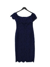 Debut Bodycon Midi Dress UK10 in Blue