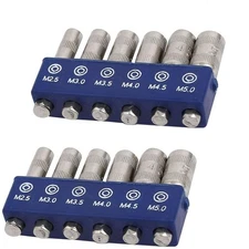 12 Pcs Power Nut Driver Drill Bit Set, 5/32" Hex Socket Adapter Bolt Drivers ...