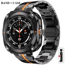 Metal Case Stainless Steel Strap For Samsung Galaxy Watch Ultra 2025 /Ultra 47mm