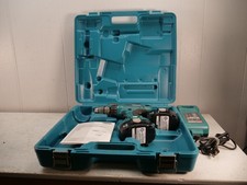 Makita 6347D 18V Ni-MH Cordless Drill Driver Set w/Battery Case Blue -TESTED