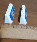 LEGO Soccer Set 3409 Parts Lot of 20 White Windscreen 2 x 6 x 2 w Logos  ARCTIC — photo 4