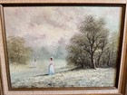 Original Oil Painting Gordon Davis Schuster 1986 Impressionist Landscape — photo 2