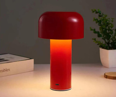 ZDAY Small Table Lamp Mushroom Table Lamp USB Charging Three Color Poleless Dimm