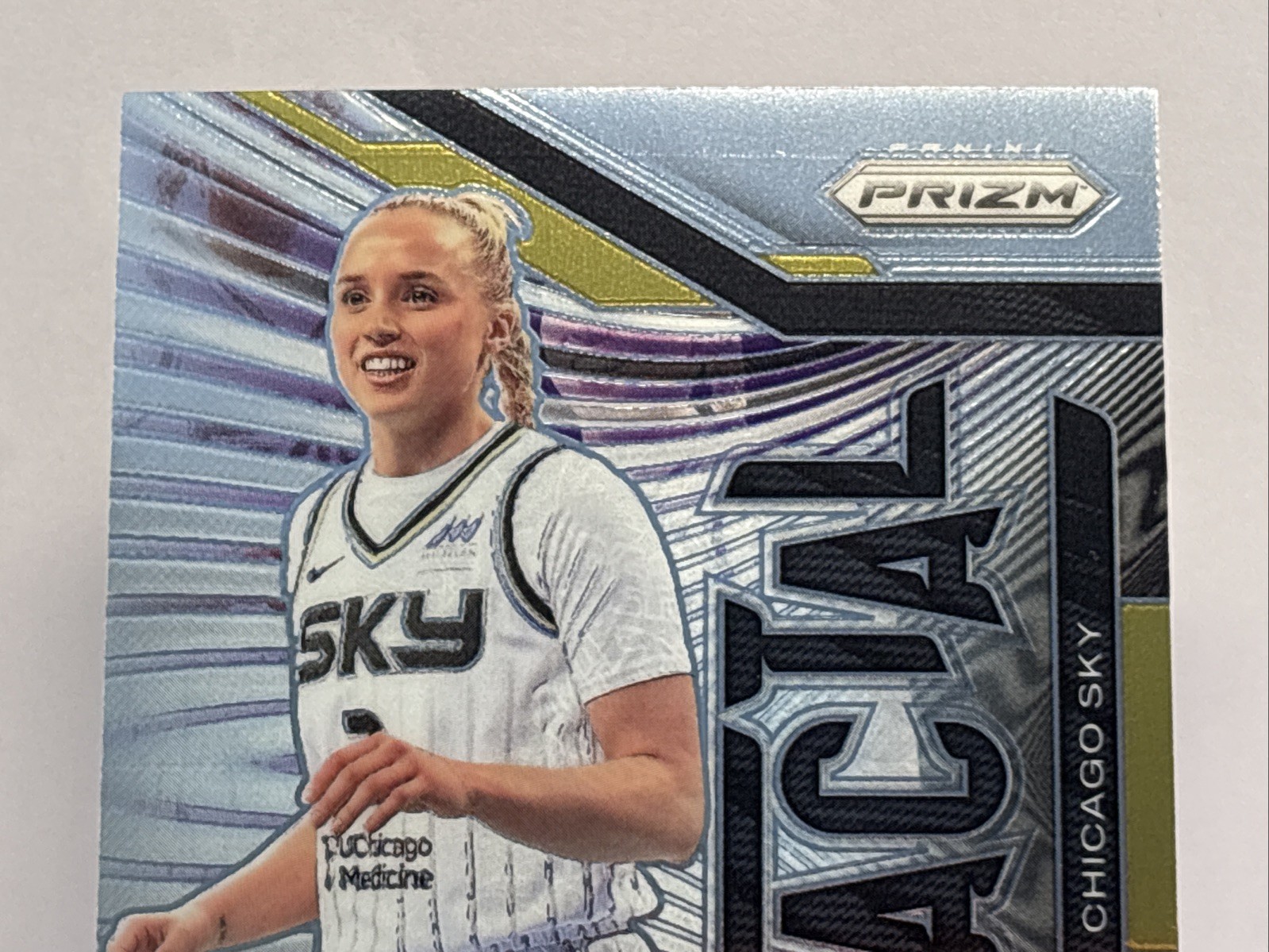 2025 Panini Prizm WNBA Hailey Van Lith Fractal RC Chicago Sky #15 thumbnail 2