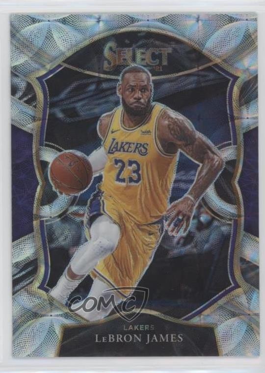 2020-21 Panini Select Concourse Scope Prizm LeBron James #23 hs9