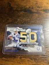 2015 Topps Chrome - Super Bowl 50 Die-Cuts Peyton Manning #SBDC-PM