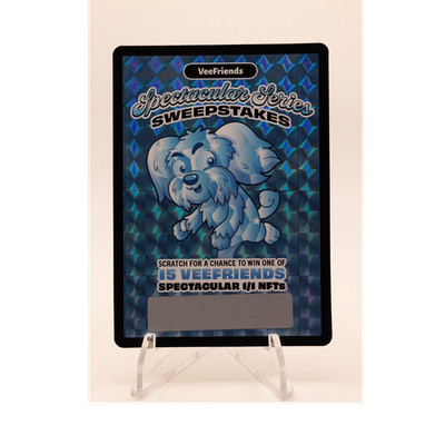 VeeFriends Spectacular Series Sweepstakes Scratch-Off 2 cards 2 entries!!