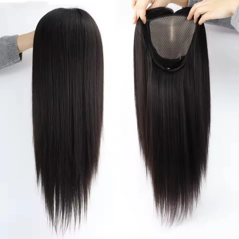 6x6" Silk Base Wig Human Hair Breathable Silk Top Full Lace Wigs Natural Scalp - Изображение 2 из 4